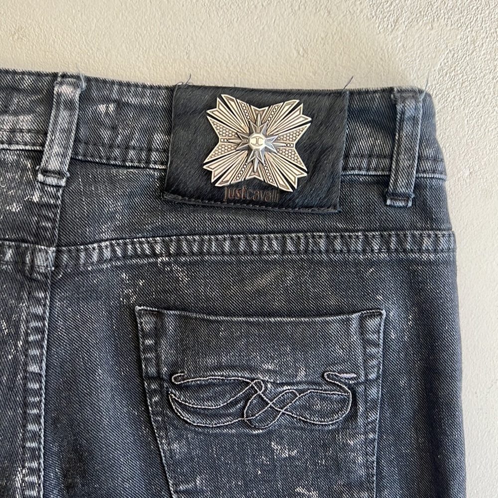 JUST CAVALLI Low Rise Skinny Jeans